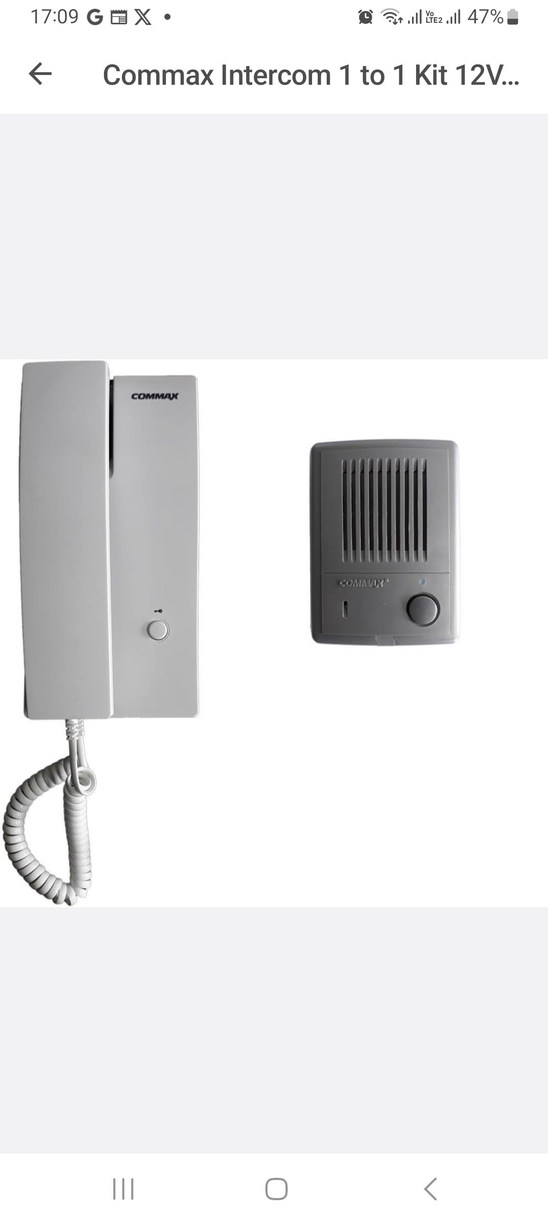 Commax intercom